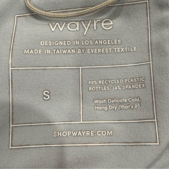 Wayre boxy shift and snap tank light blue size small NWOT - Picture 5 of 8